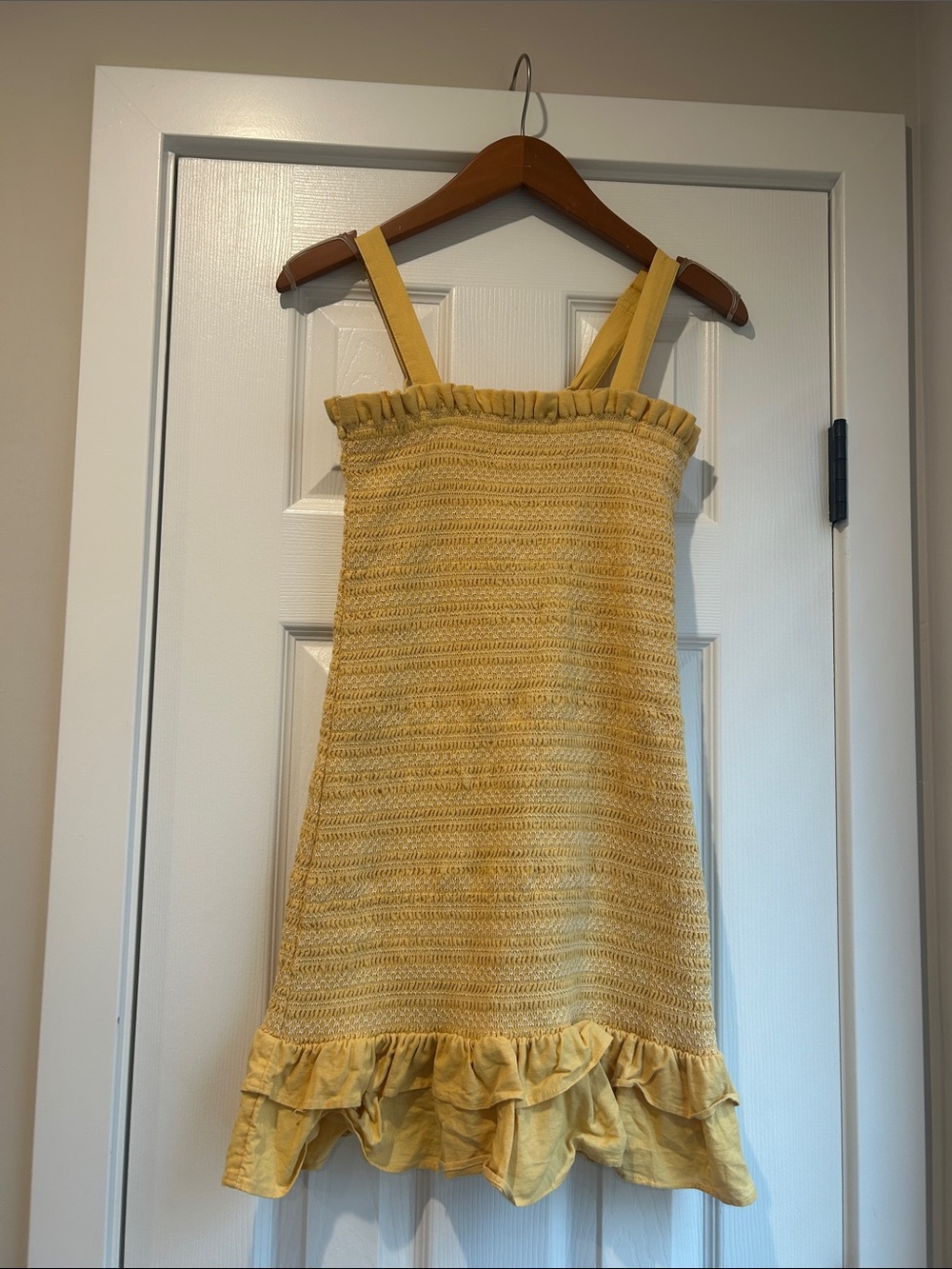 Yellow Ruffle Sundress